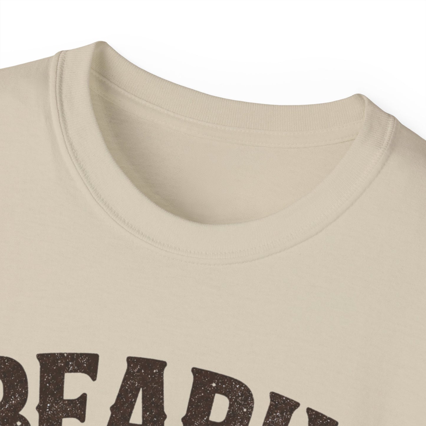 Bearly Functioning Shirt – Funny Bear Coffee T-Shirt | Vintage Camping Graphic Tee for Coffee Lovers